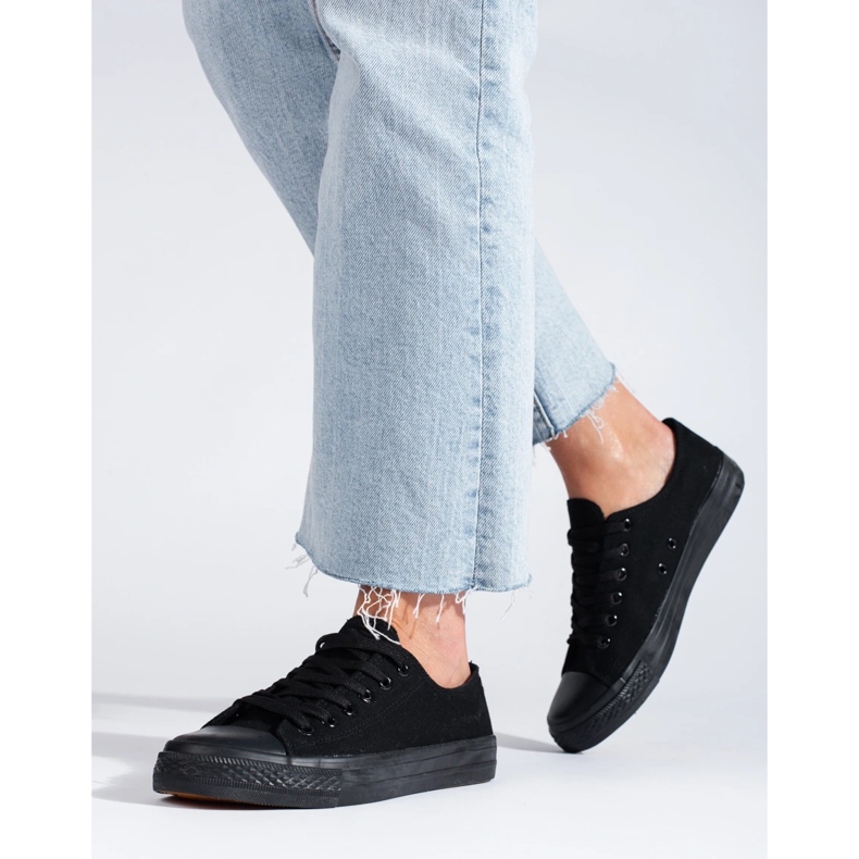Shelovet sneakers basse classiche nere nero 2