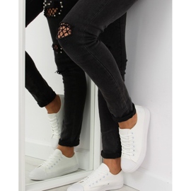 Sneakers da donna bianche monocolore bianca 1