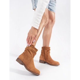 Stivali da cowboy marroni da donna marrone 1