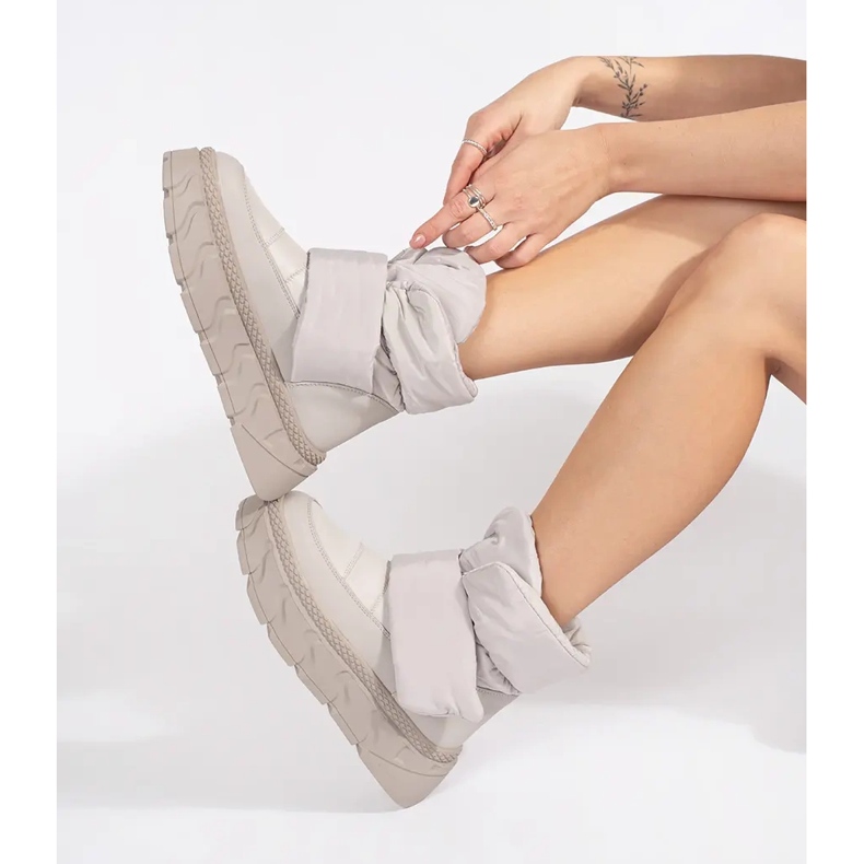 Seastar Doposci da donna isolanti grigi con suola spessa grigio 2