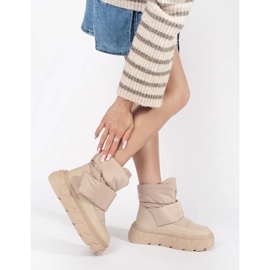 Seastar Doposci da donna isolanti beige con suola spessa 1
