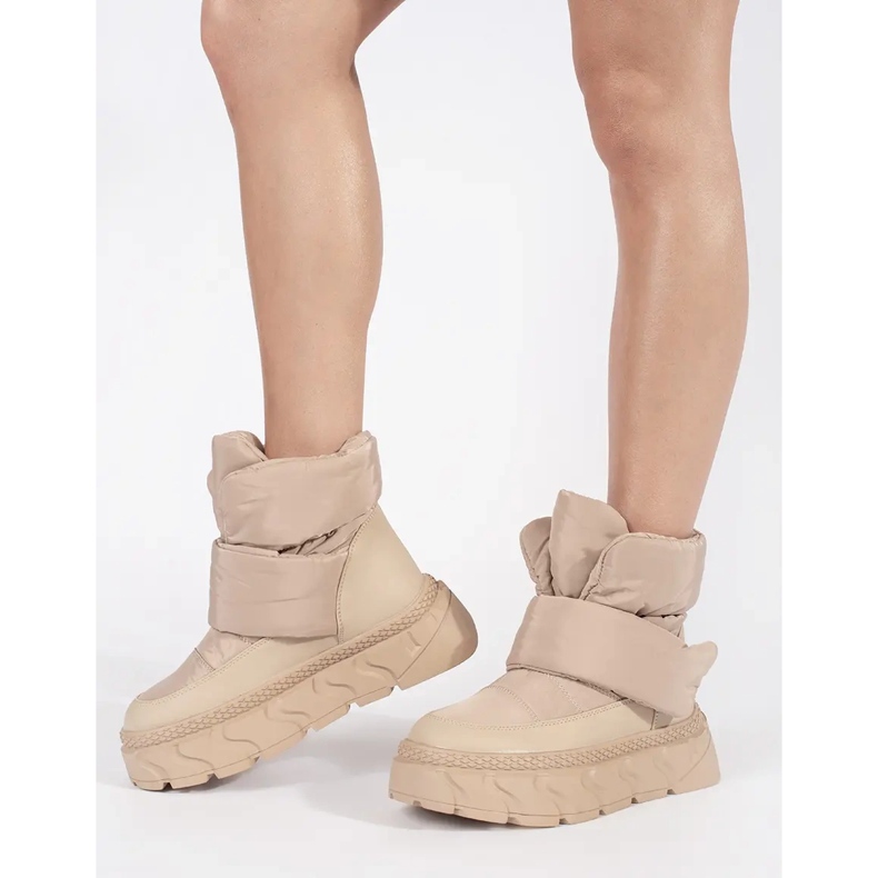 Seastar Doposci da donna isolanti beige con suola spessa 2