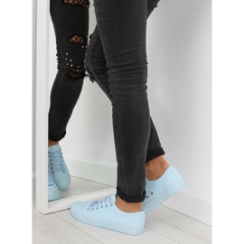 Sneakers da donna monocolore blu e blu 2