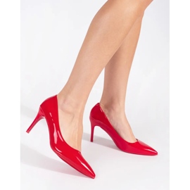 Seastar Scarpe con tacco da donna classiche laccate rosse rosso 2