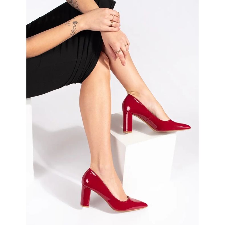 Seastar Eleganti décolleté con tacco alto in vernice rossa rosso 1