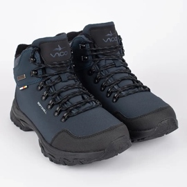 Vico Scarpe da trekking alte da uomo blu navy 2