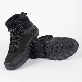 Vico Scarpe da trekking alte da uomo nere nero 2