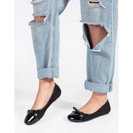 Ballerine piatte nere nero 2