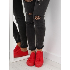 Sneakers da donna rosse monocolore big red rosso 1