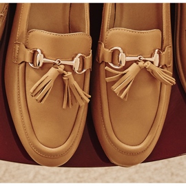 Marco Shoes Mocassini in pelle con frange 2199P-003-1 marrone 1