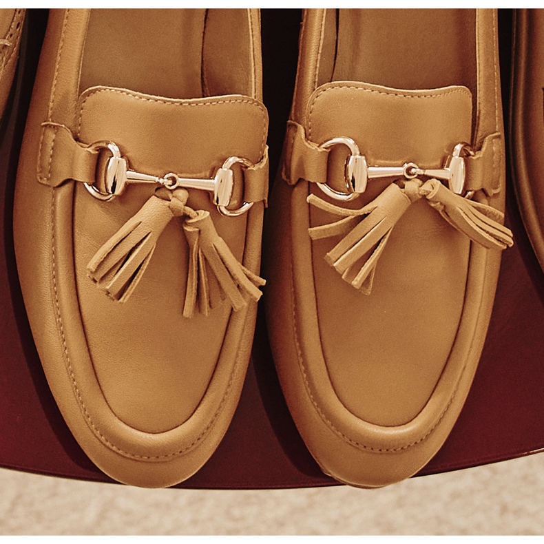 Marco Shoes Mocassini in pelle con frange 2199P-003-1 marrone 1