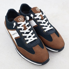 Scarpe sportive maschili casual blu navy bugatti rr153131 1