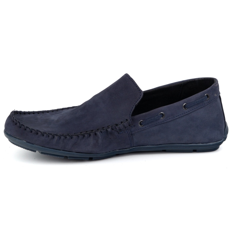 Olivier Mococcas in pelle maschile 700knt romanzo nubuuk blu 1