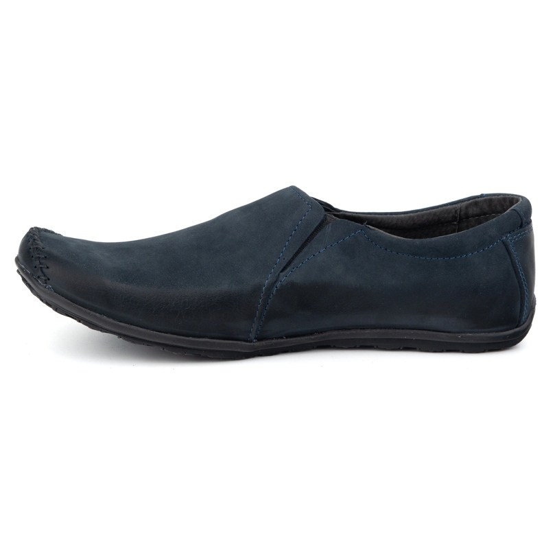 Olivier Scarpe da uomo moca blu 1