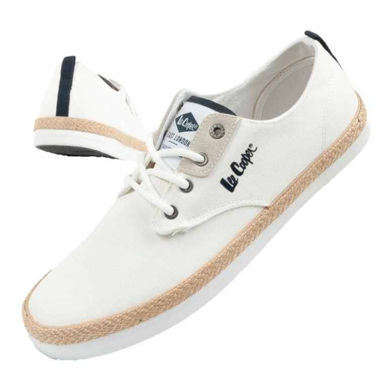 Lee Cooper LCW-25-02-3252m scarpe sneaker espadrilles bianco 1