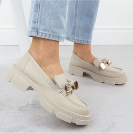 Culla da donna in pelle filippo dp610 in pelle beige 2