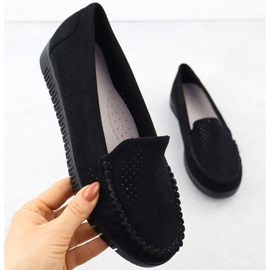 Mocassine openwork tele Black Potocki 25-11316 nero 1