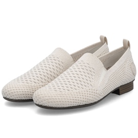 Scarpe tessili da donna Openwork Beige Rieker 51969-90 1