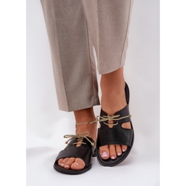 Flip in pelle femminile Flip Zazoo 3022 Nero 2