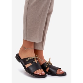 Flip in pelle femminile Flip Zazoo 3022 Nero 1