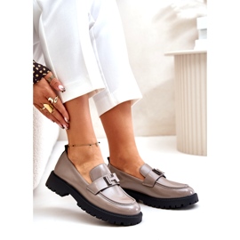 Vinceza Varnished Women's Mareafer 62187 beige-grigio 3