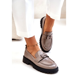 Vinceza Varnished Women's Mareafer 62187 beige-grigio 2