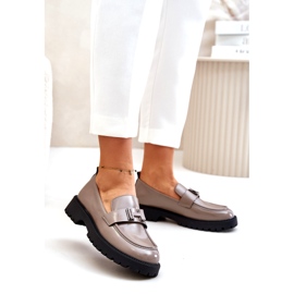 Vinceza Varnished Women's Mareafer 62187 beige-grigio 1