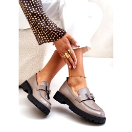 Vinceza Varnished Women's Mareafer 62187 beige-grigio 4