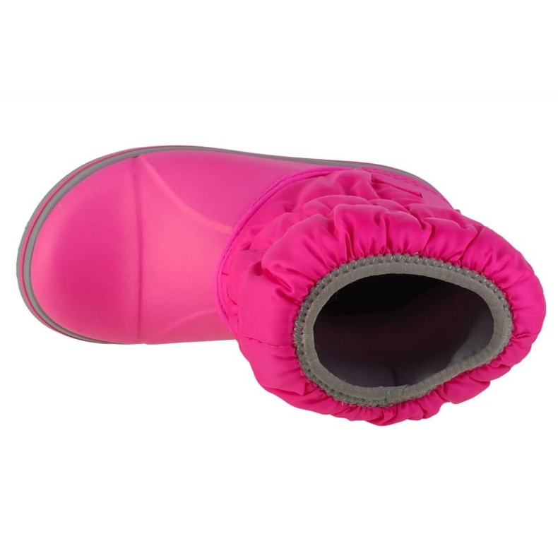 Stivali da neve per ragazze Crocs stivale invernale 14613-6tr rosa 1