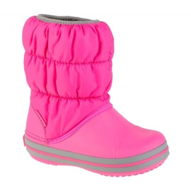 Stivali da neve per ragazze Crocs stivale invernale 14613-6tr rosa 3