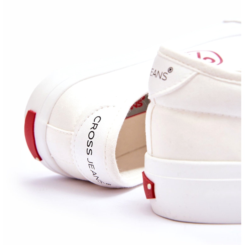 Sneakers Donna In Tessuto Cross Jeans LL2R4043 Bianche bianca 2