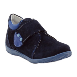 RenBut Scarpe in pelle in velcro 1476 blu navy 1