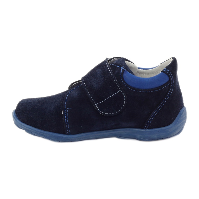 RenBut Scarpe in pelle in velcro 1476 blu navy 2