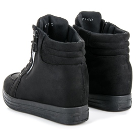 Sneakers in camoscio nero 2