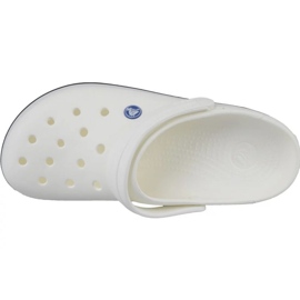 Flip-flop di coccodrillo Crocs in 11016-100 Medical bianca 1