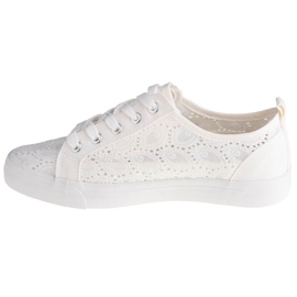 Big Star femminile W274925 Sneaker in pizzo bianca 4