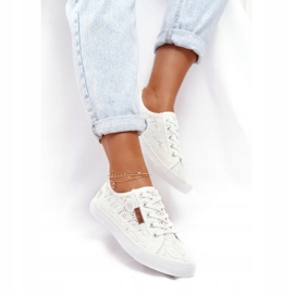 Big Star femminile W274925 Sneaker in pizzo bianca 1