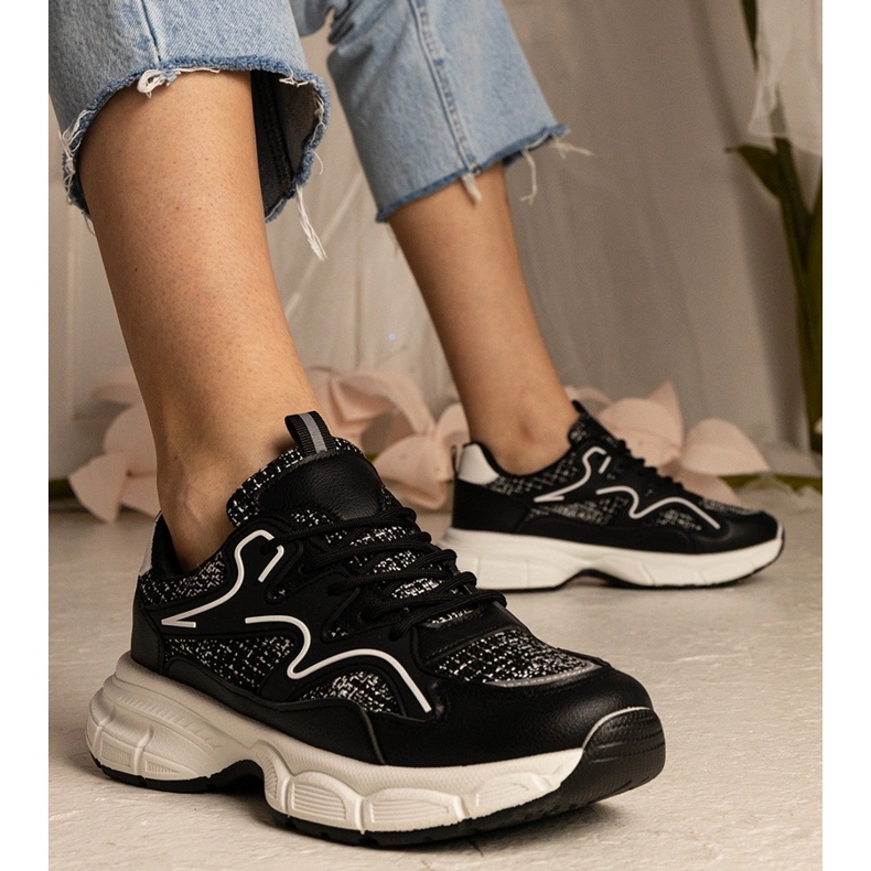 Sneaker nere sport sneaker nero 2