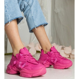 Sneaker sportivi delle donne rosa delle donne 1