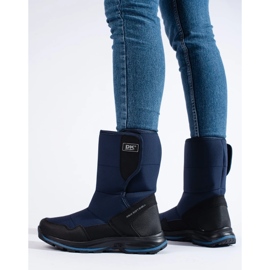 Doposci da donna con velcro DK blu 1