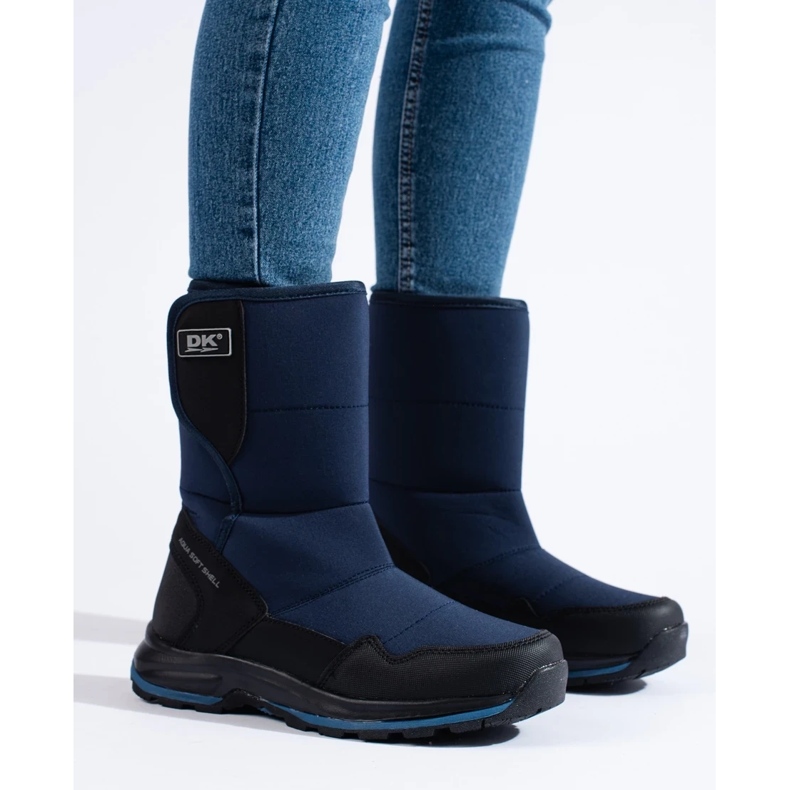 Doposci da donna con velcro DK blu 2