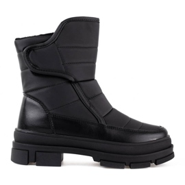 Doposci da donna neri con velcro di Sokolski nero 1