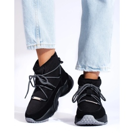 Doposci da donna neri Big Star KK274274 nero 1