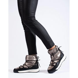 Doposci da donna Big Star KK274275 d'oro 2