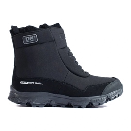 Scarpe da trekking da donna con cerniera DK nero 2