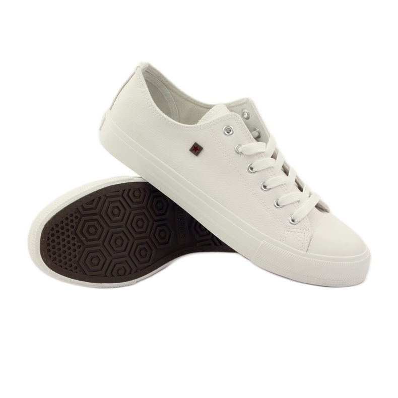 Big Star Sneakers con grandi stelle bianca 3