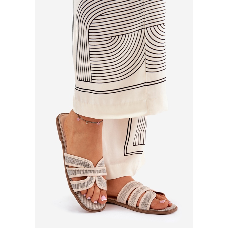 Beige piatto da donna classico 1
