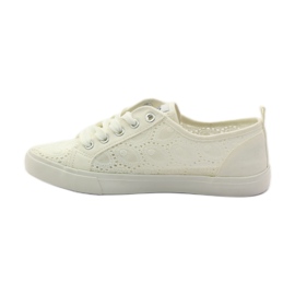 Sneakers allacciate Big Star 274925 bianco grigio 2
