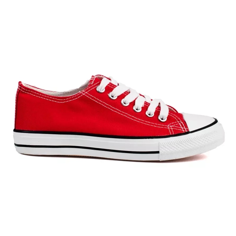 J. Star Sneakers rosse classiche rosso 1