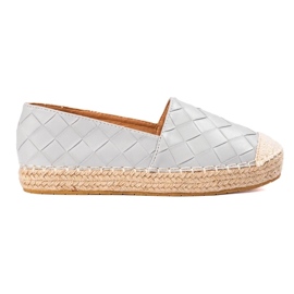 SHELOVET Espadrillas trapuntate grigio 2